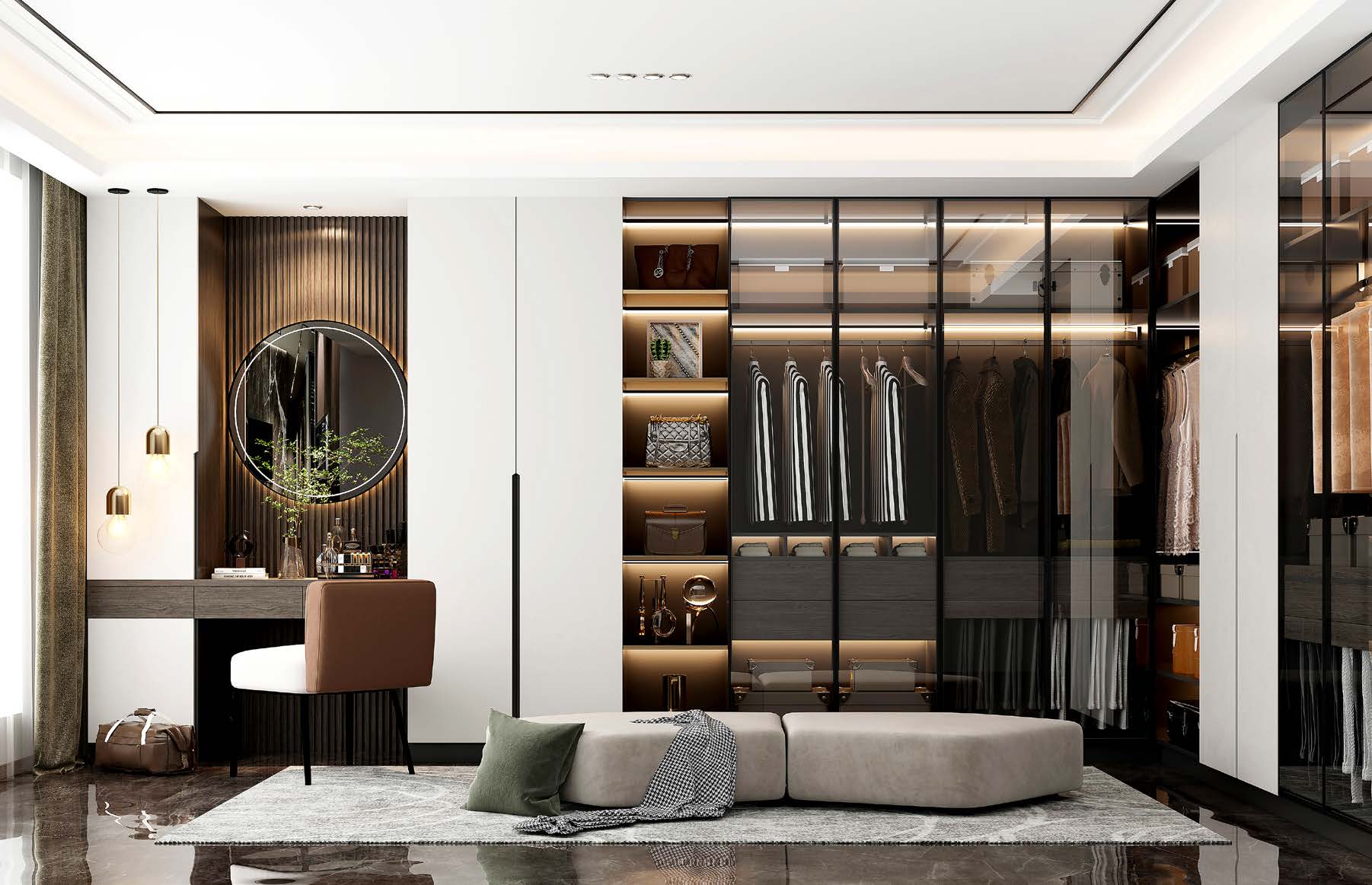 Recessed Grille Laminate Light